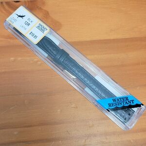 Hadley Roma Black Leather Watch Replacement Band